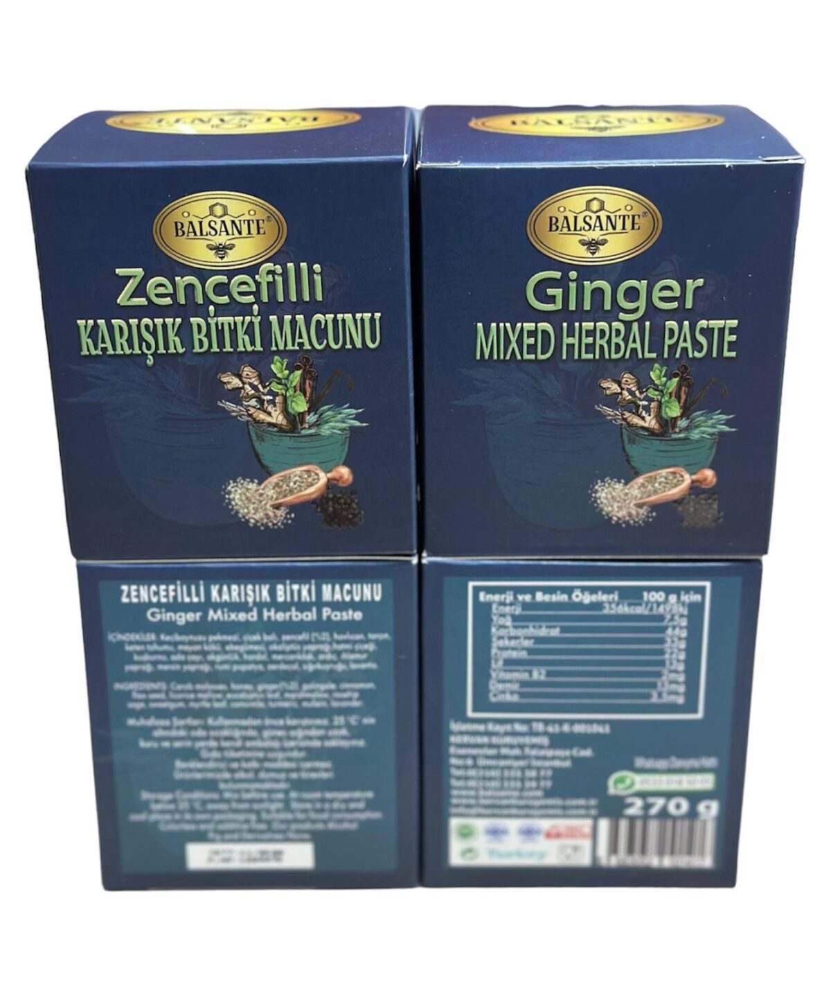 ZENCEFİLLİ KARIŞIK BİTKİ MACUNU - Görsel 3